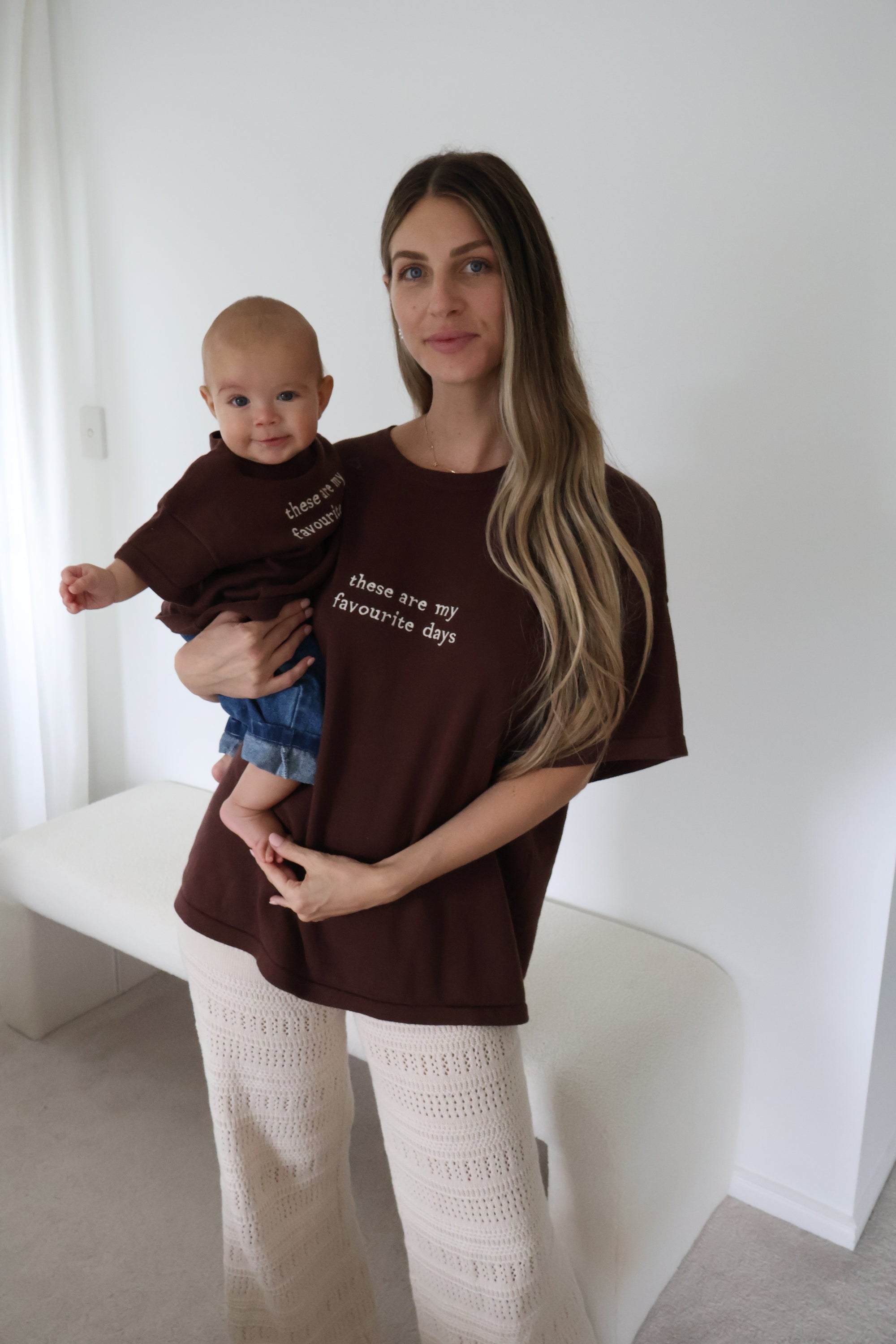 Kids 'Favourite Days' Tee - Espresso