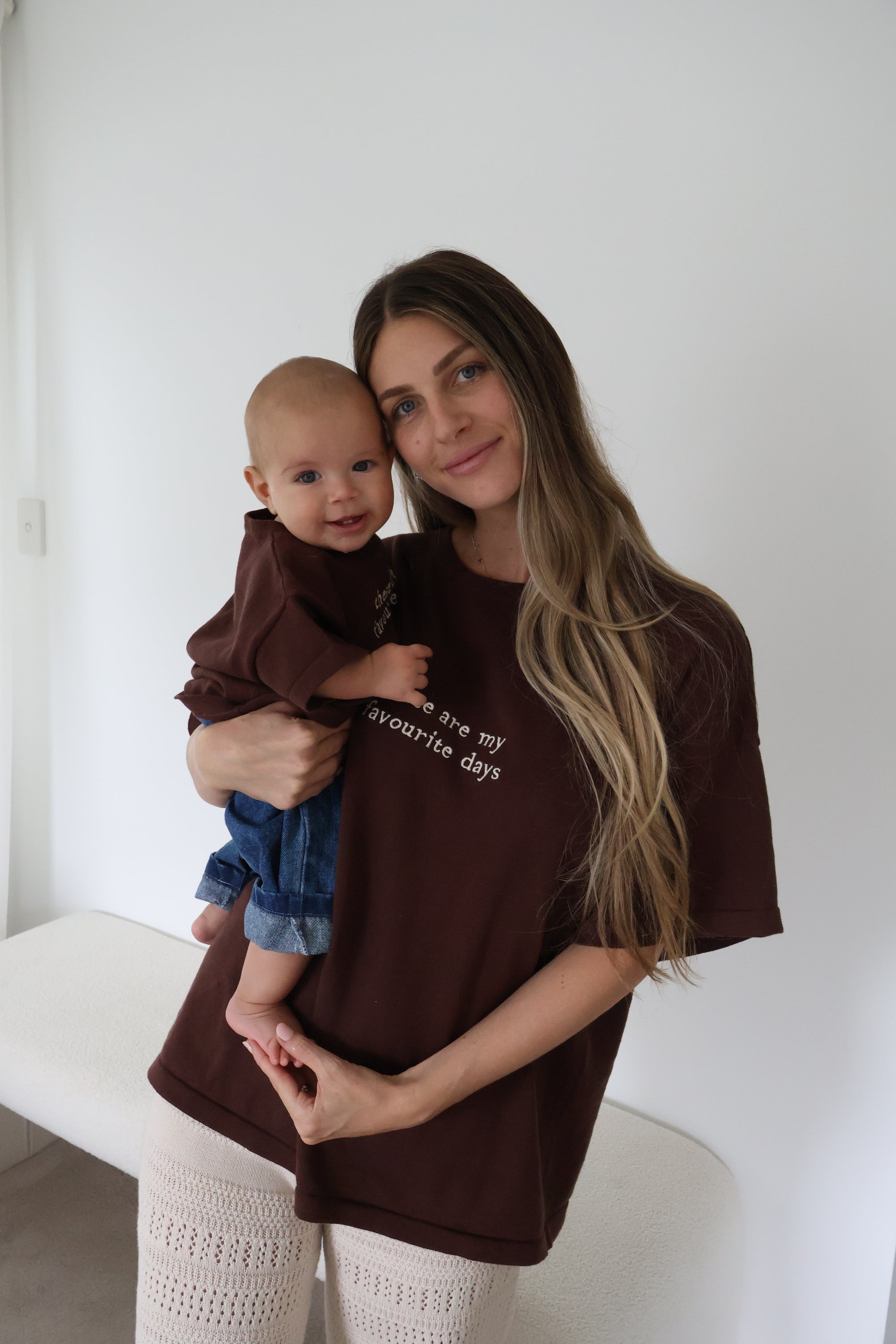 Kids 'Favourite Days' Tee - Espresso