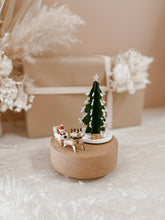 Load image into Gallery viewer, Christmas Heirloom Wooden Musical Carousel