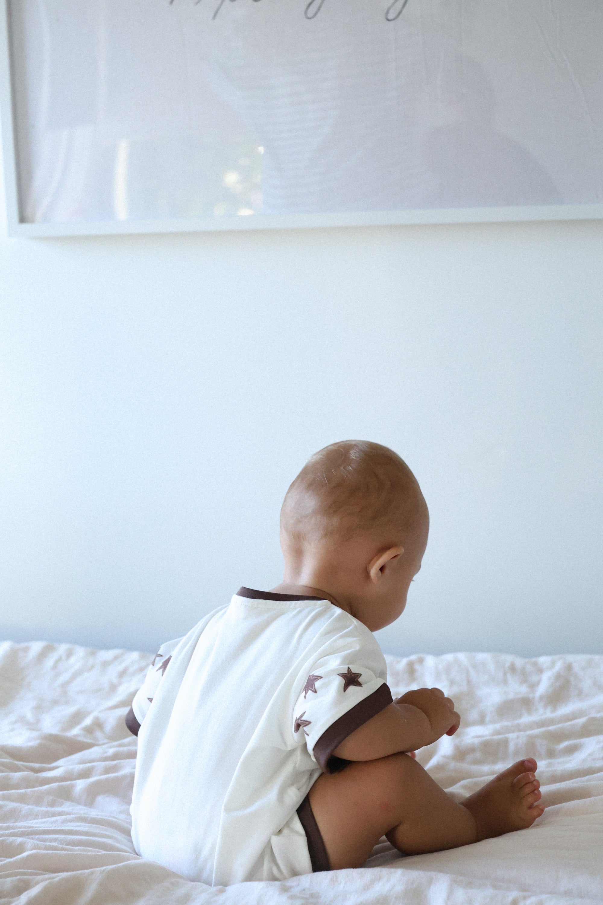 'Howdy' Slouch Romper - Milk