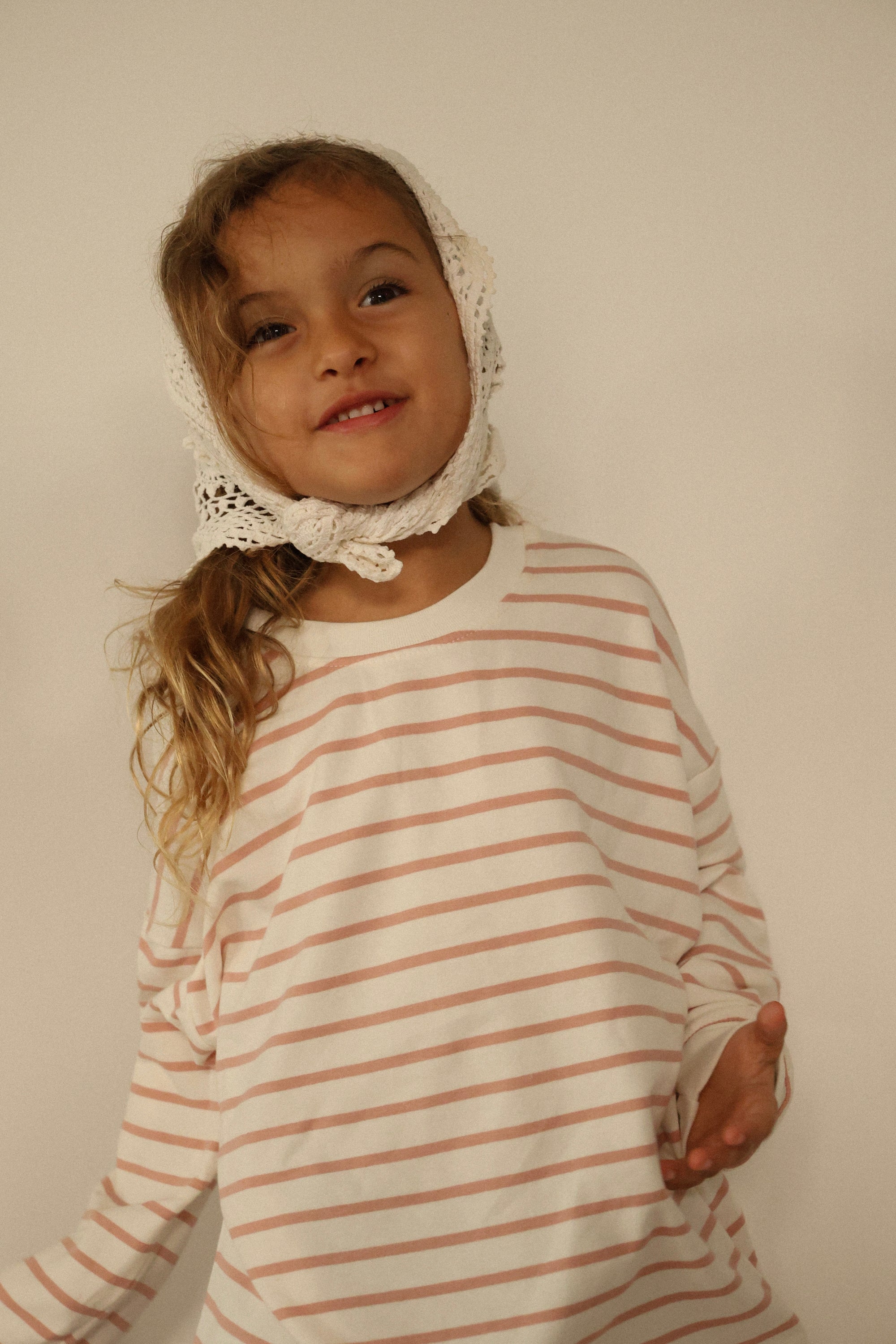 Stripe Long Sleeve - Petal
