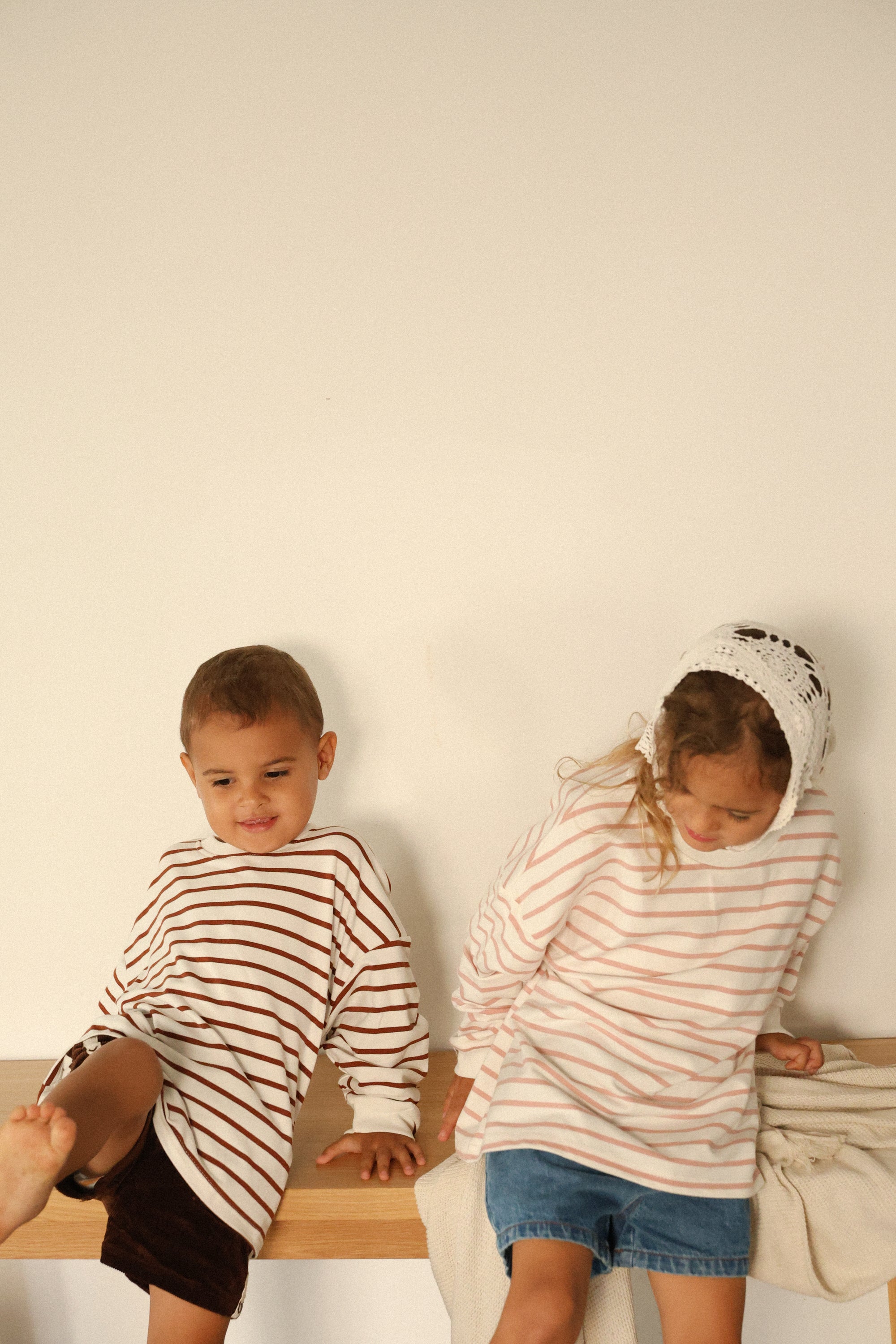 Stripe Long Sleeve - Petal