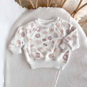 Patisserie Oversized Crew Sweater