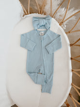 Load image into Gallery viewer, Cotton Growsuit - Baby Blue
