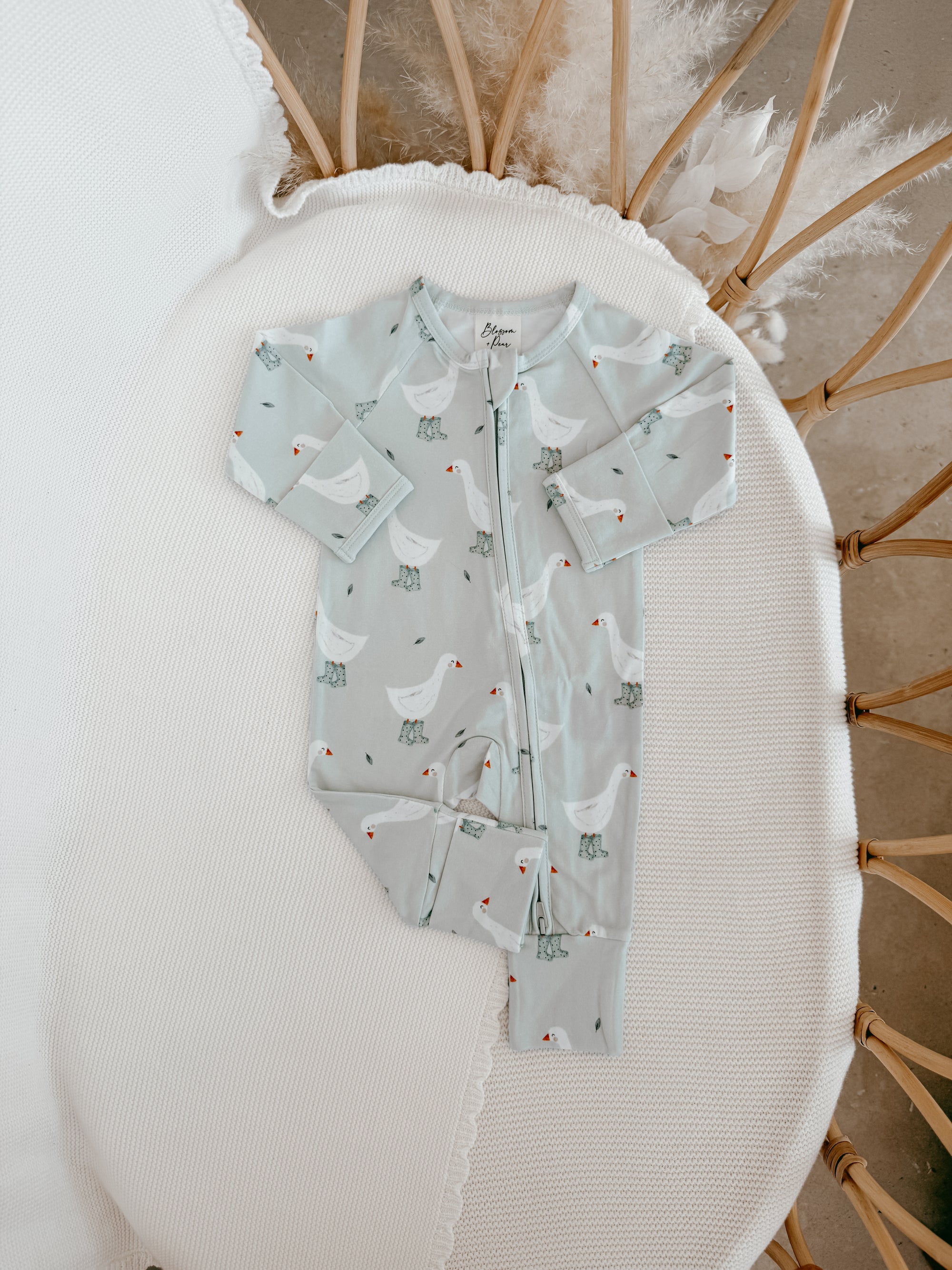 Cotton Growsuit - Puddle Duck