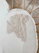 Load image into Gallery viewer, Knotted Cotton Beanie - Vanilla Bean