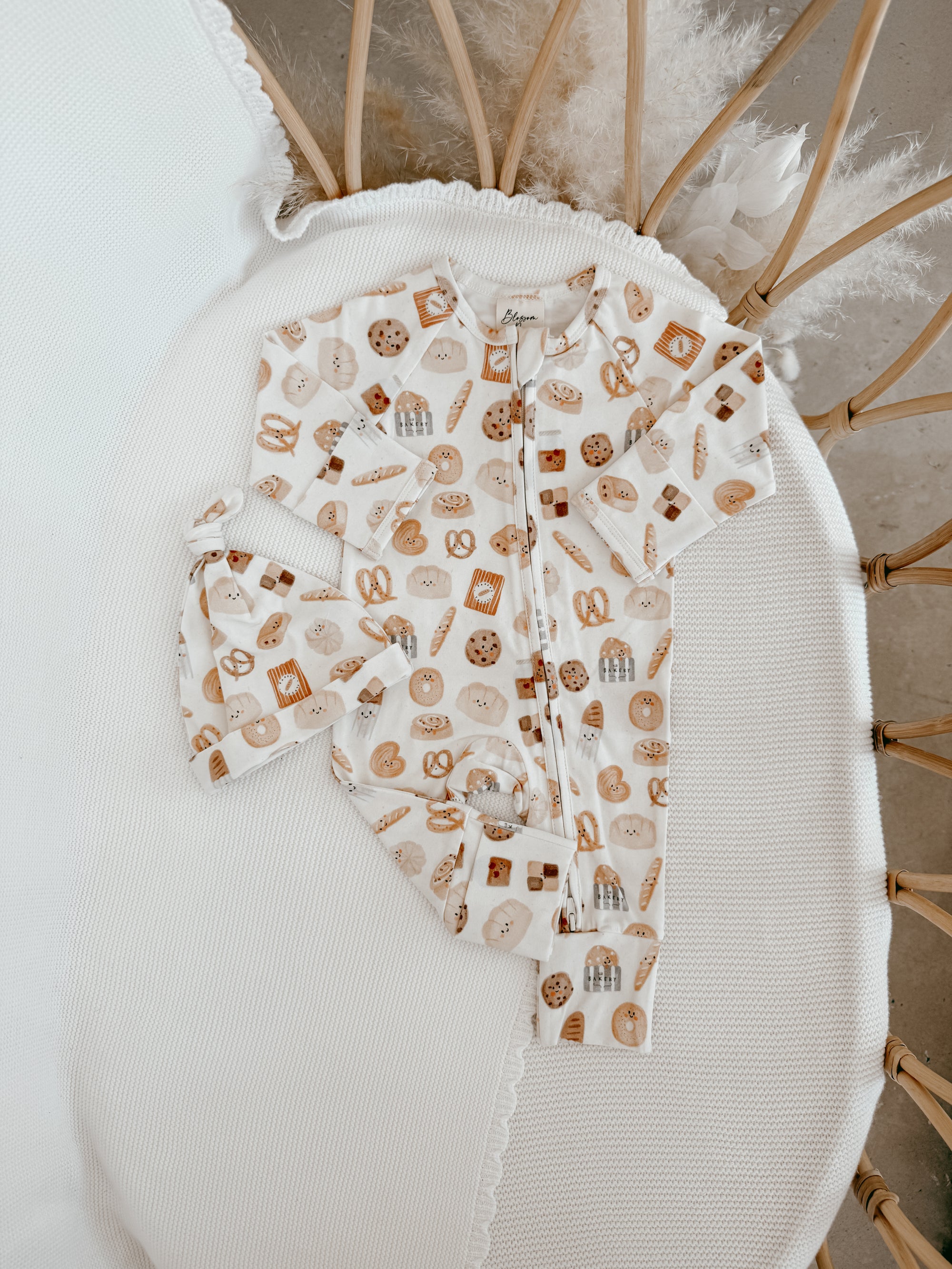 Knotted Cotton Beanie - Patisserie