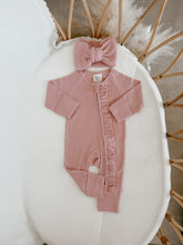 Load image into Gallery viewer, Cotton Topknot - Dusty Pink