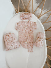 Load image into Gallery viewer, Cotton Growsuit - Blushing Blooms