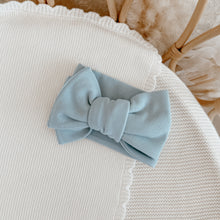 Load image into Gallery viewer, Cotton Topknot - Baby Blue