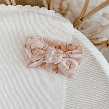 Load image into Gallery viewer, Cotton Topknot - Blushing Blooms