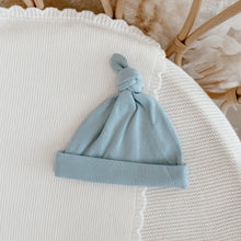 Load image into Gallery viewer, Knotted Cotton Beanie - Baby Blue
