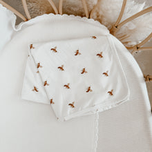 Load image into Gallery viewer, Cotton Swaddle - Honey Bee
