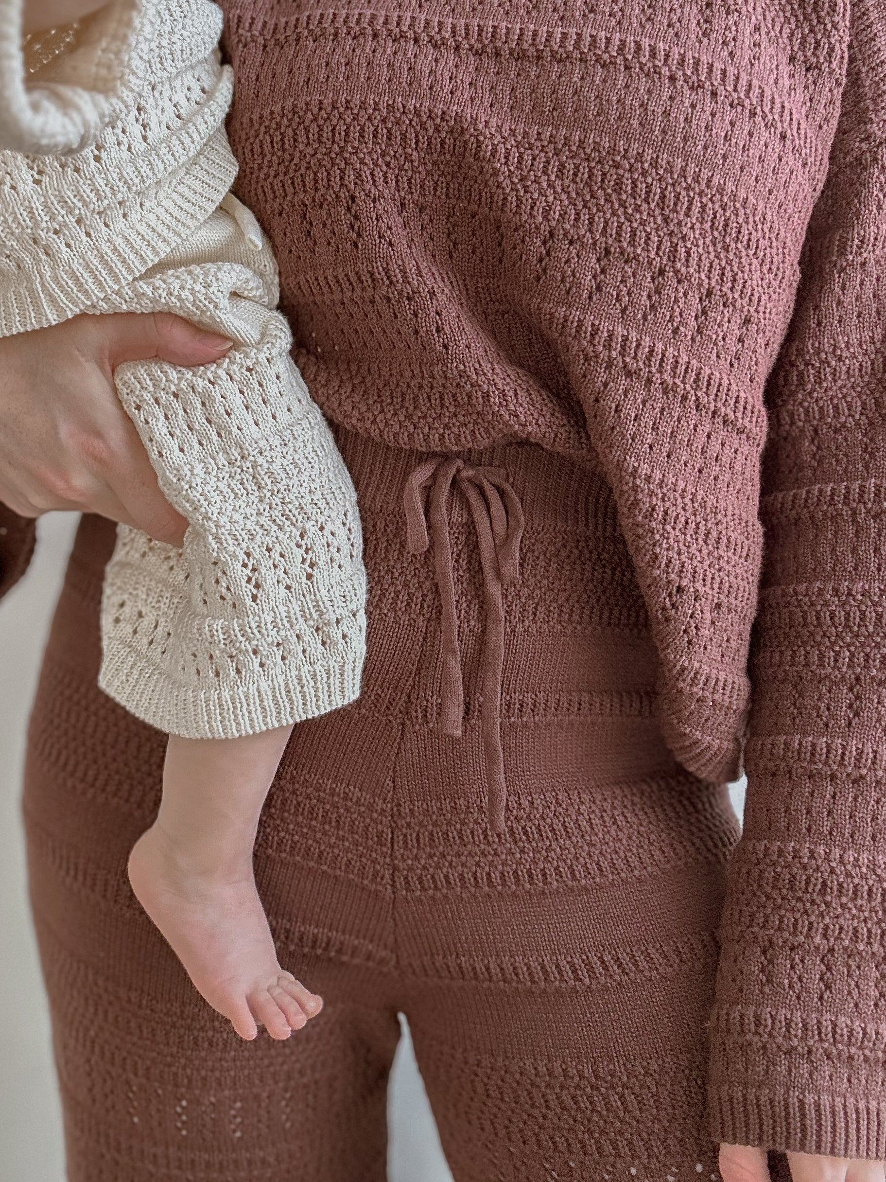 Ladies Knit Pants - Espresso