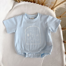 Load image into Gallery viewer, Easter Slouch Romper - Mist