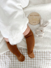 Load image into Gallery viewer, Chocolate Brown Socks (Frill or Scrunch)