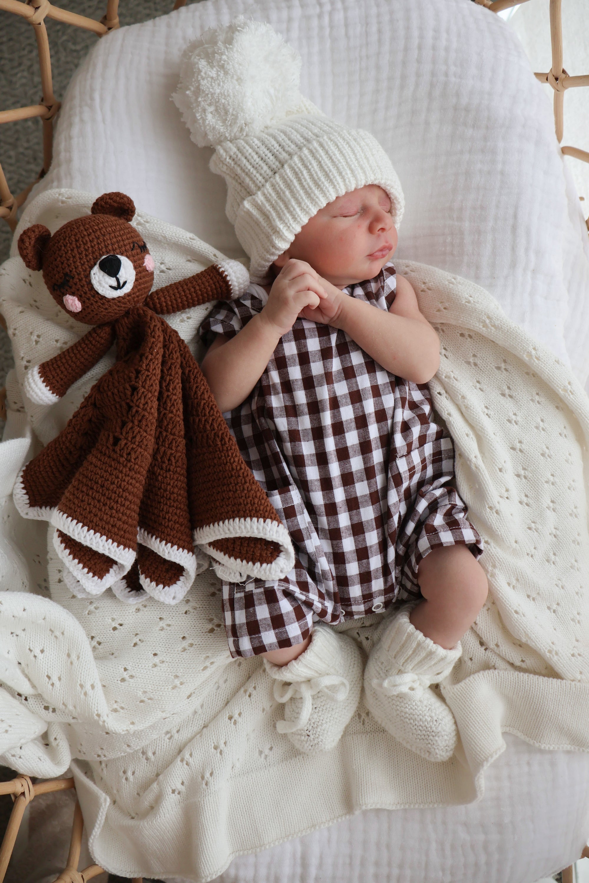 Cocoa Gingham Playsuit