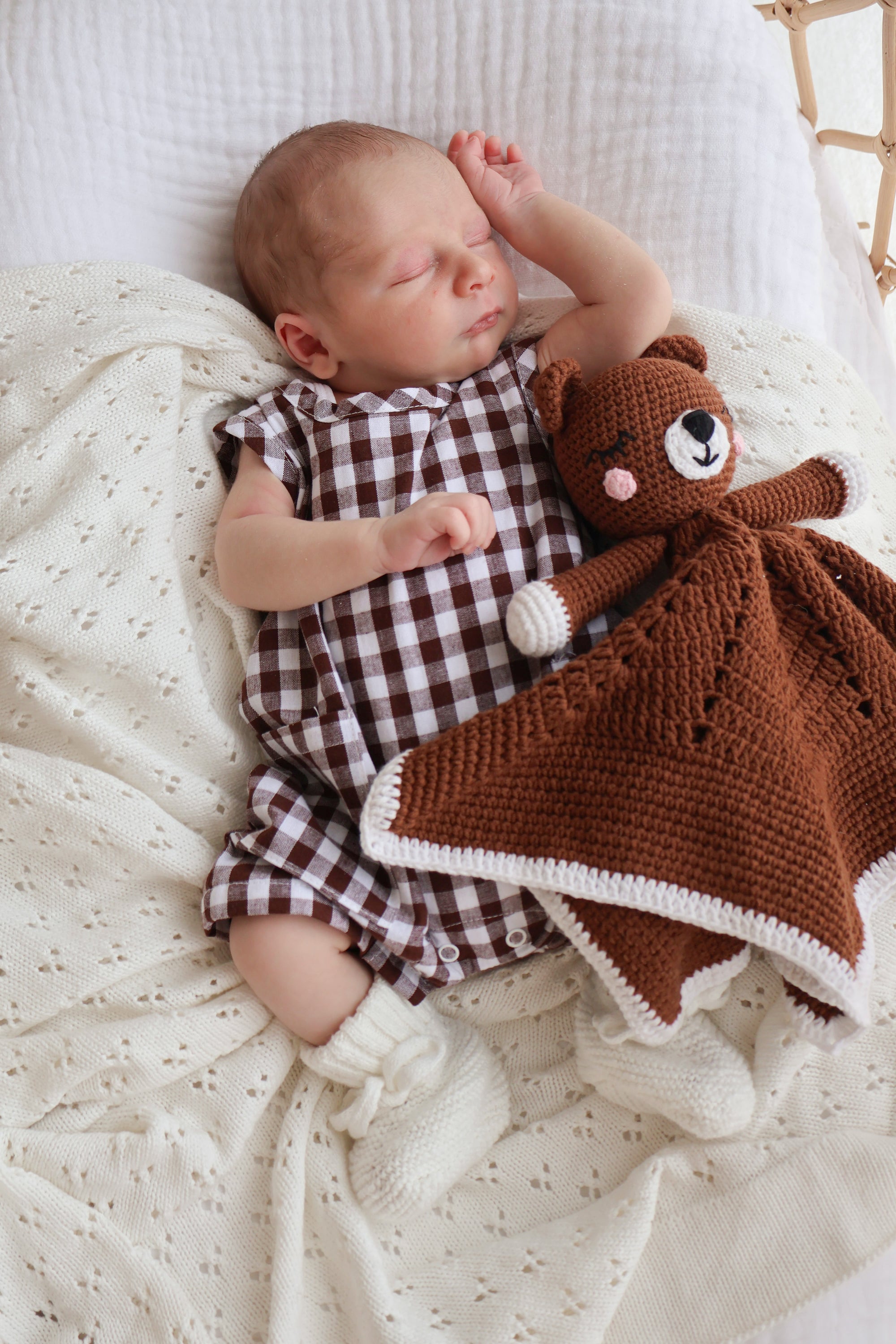 Charlie Bear - Heirloom Crochet Lovey Comforter - PRE ORDER - Est. Dispatch Late July