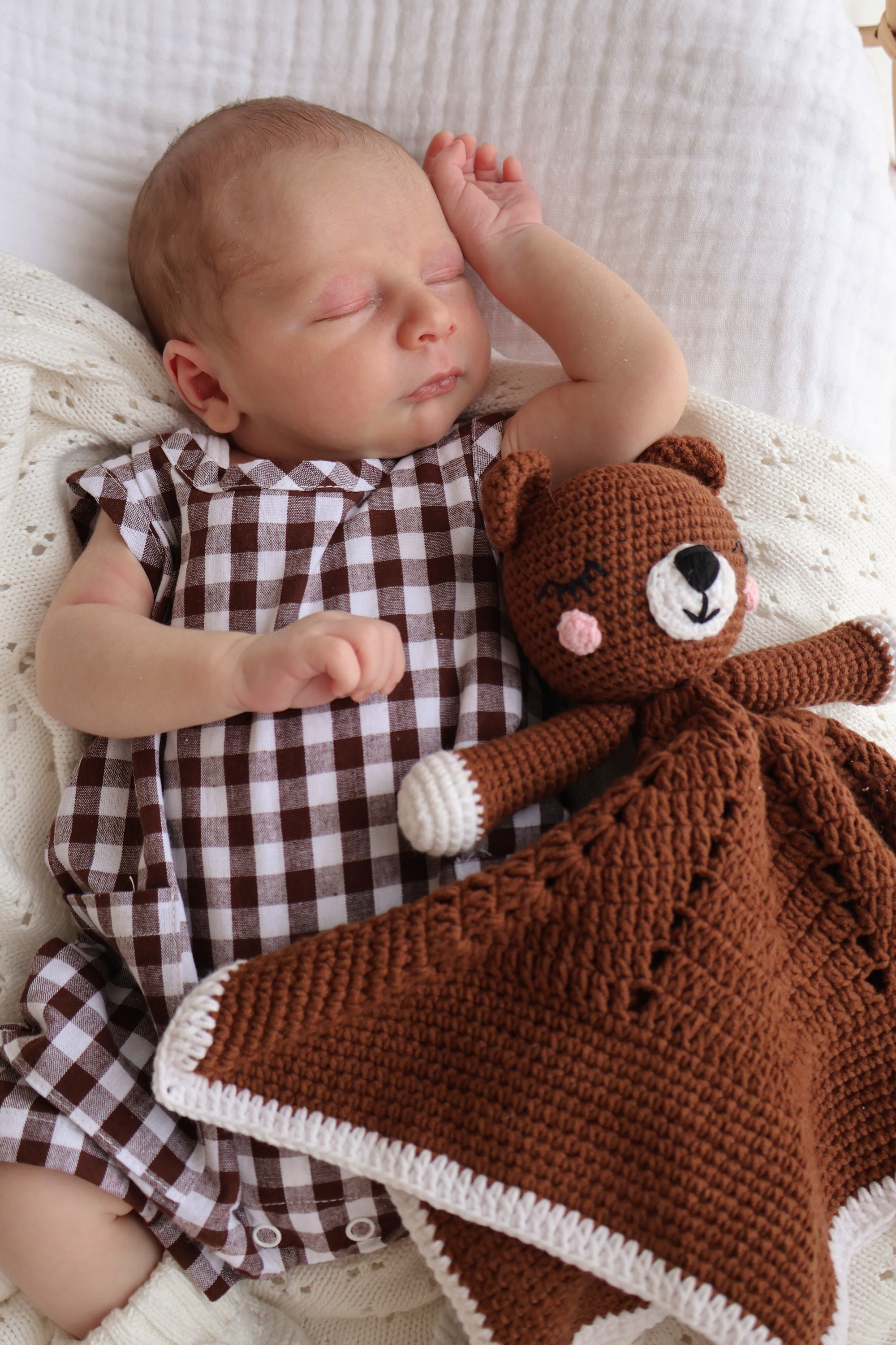 Charlie Bear - Heirloom Crochet Lovey Comforter - PRE ORDER - Est. Dispatch Late July