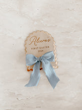 Load image into Gallery viewer, 'First Easter 2026' Arch Bow Plaque - Personalised