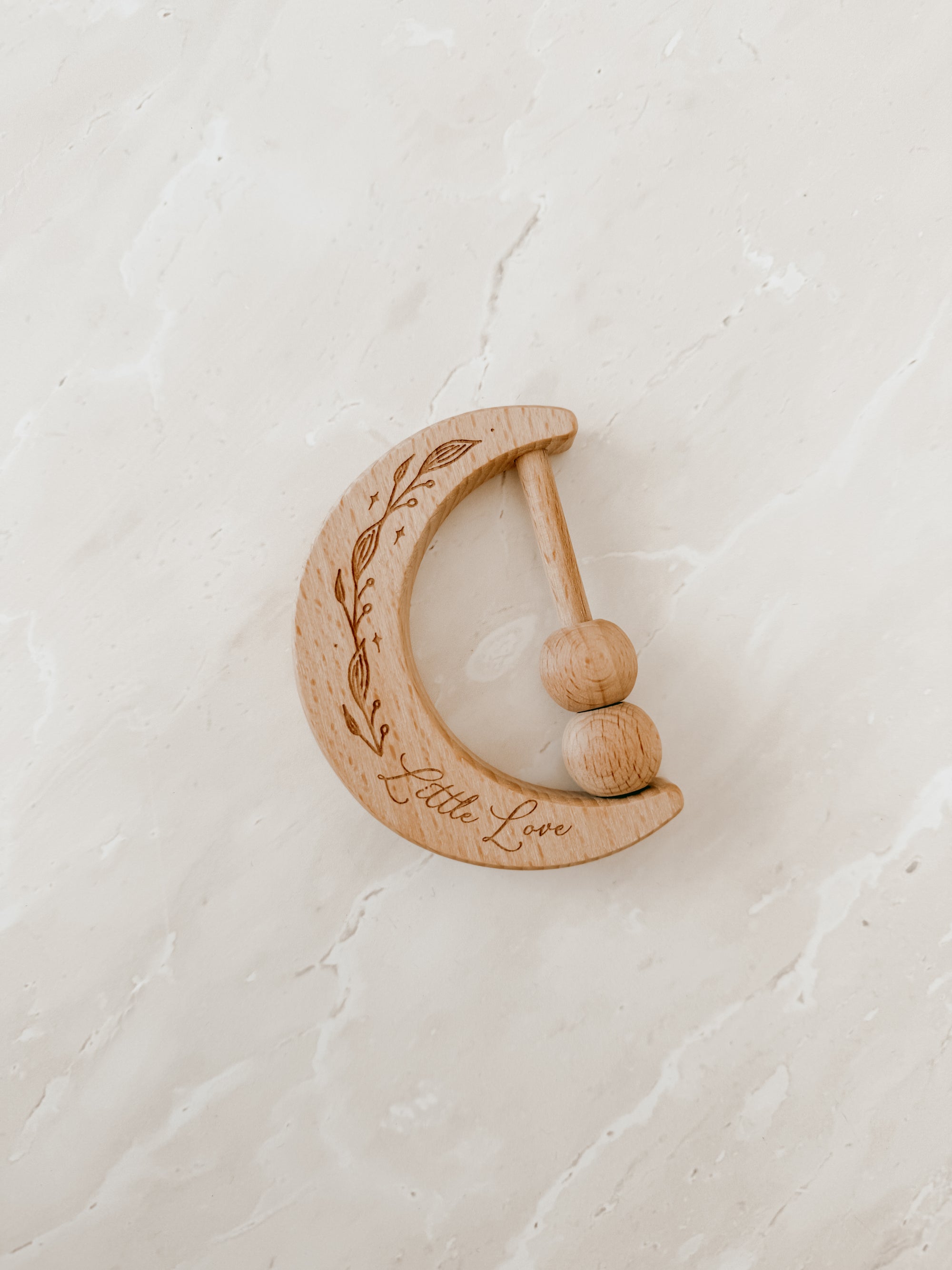 Vanilla Bean Baby Gift Bundle - Rattle