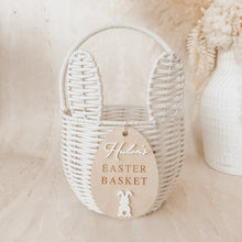Load image into Gallery viewer, Personalised Easter Basket Tag (Bunny)