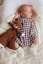 Load image into Gallery viewer, Cocoa Gingham Playsuit