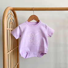 Load image into Gallery viewer, Lavender &#39;Mermaid Vibes&#39; Slouch Romper