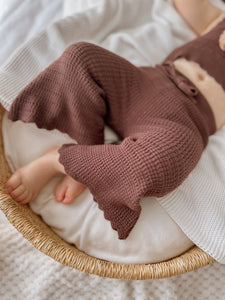 Flare Knit Set - Cocoa