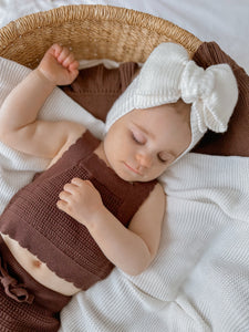 Flare Knit Set - Cocoa
