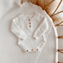Load image into Gallery viewer, Milk Long Sleeve Knit Romper