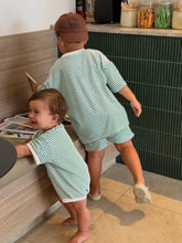 Load image into Gallery viewer, Terry Slouch Romper - Green