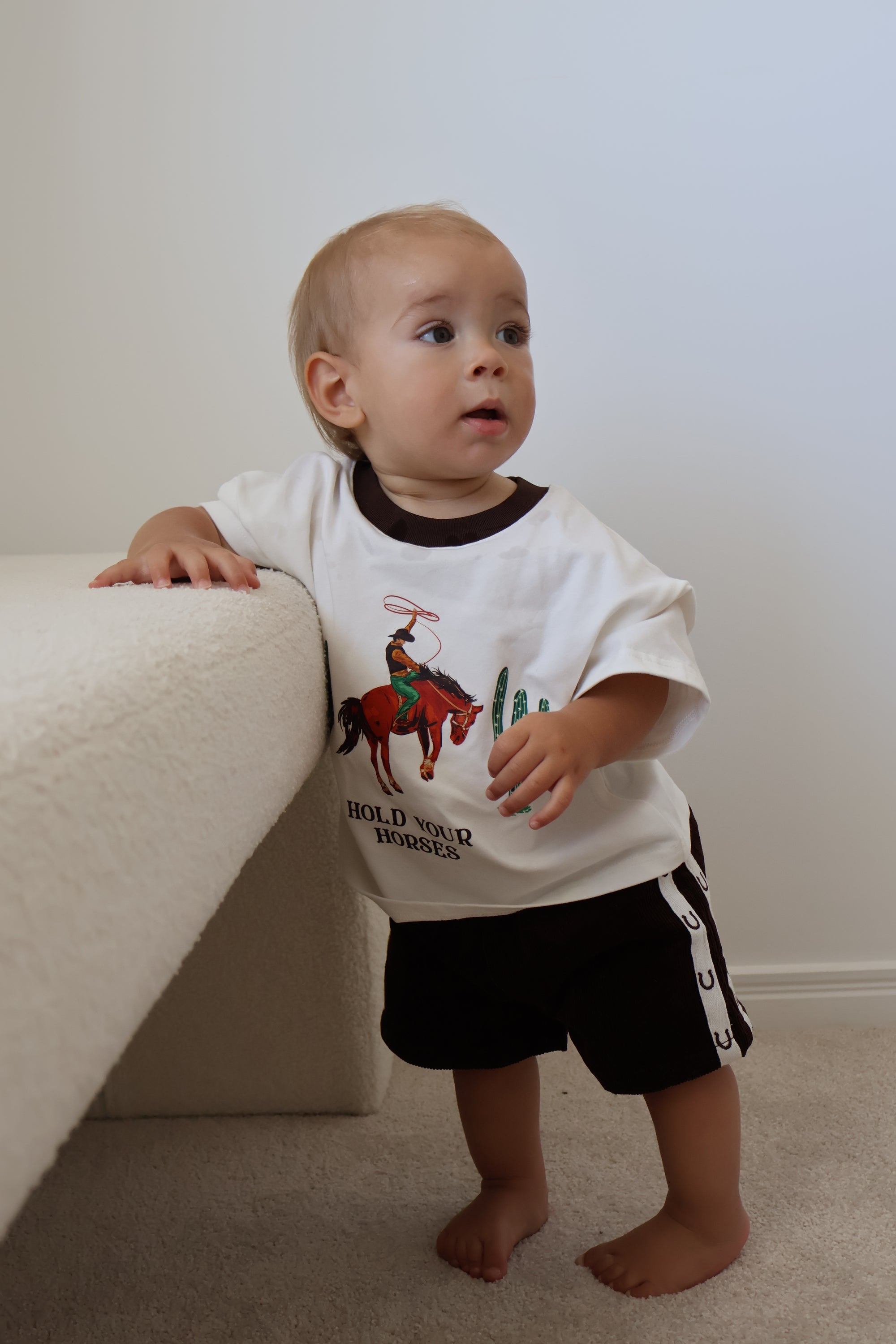 Kids 'Hold Your Horses' Slouch Tee
