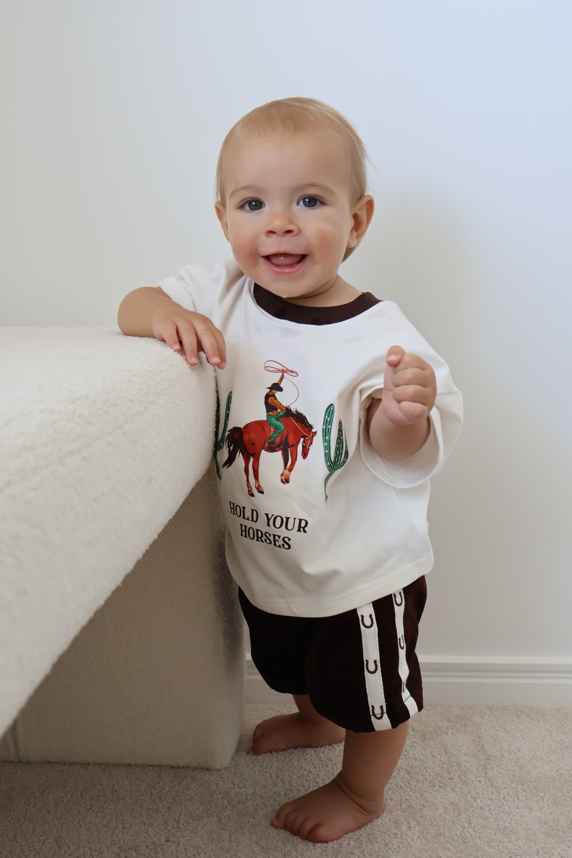 Kids 'Hold Your Horses' Slouch Tee