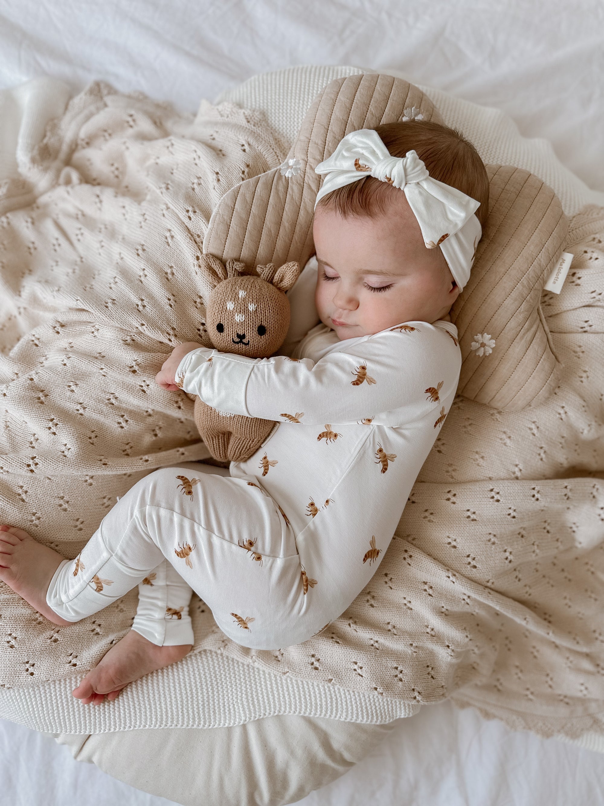 Cotton Growsuit - Honey Bee
