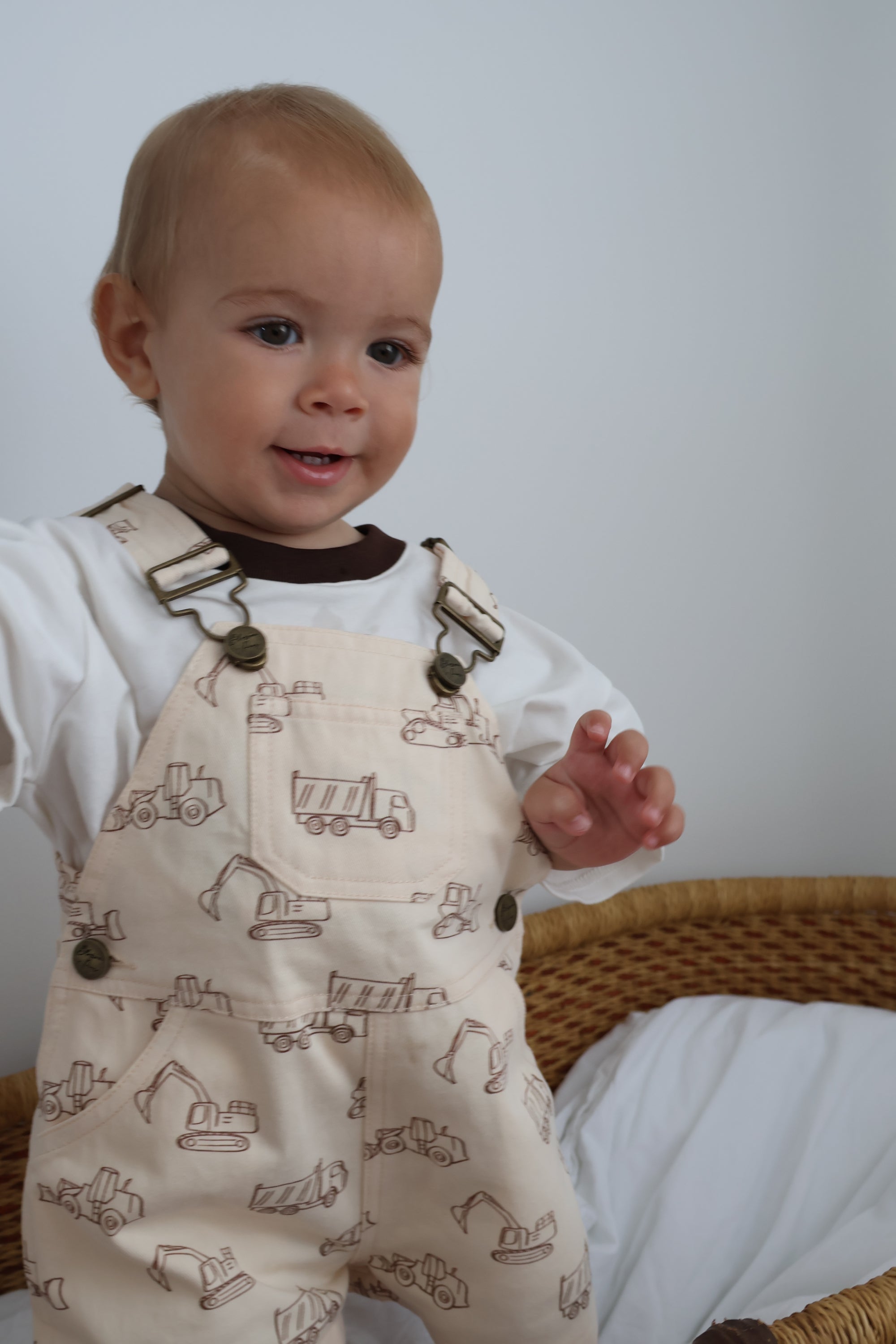 Little Digger Denim Shortalls