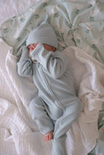 Load image into Gallery viewer, Knotted Cotton Beanie - Baby Blue