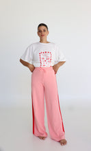 Load image into Gallery viewer, Quinn Pant - Ladies - Pink with Red Stripes