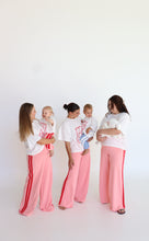 Load image into Gallery viewer, Quinn Pant - Ladies - Pink with Red Stripes