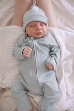 Load image into Gallery viewer, Knotted Cotton Beanie - Baby Blue