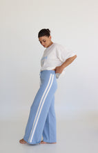 Load image into Gallery viewer, Quinn Pant - Ladies - Blue with White Stripes