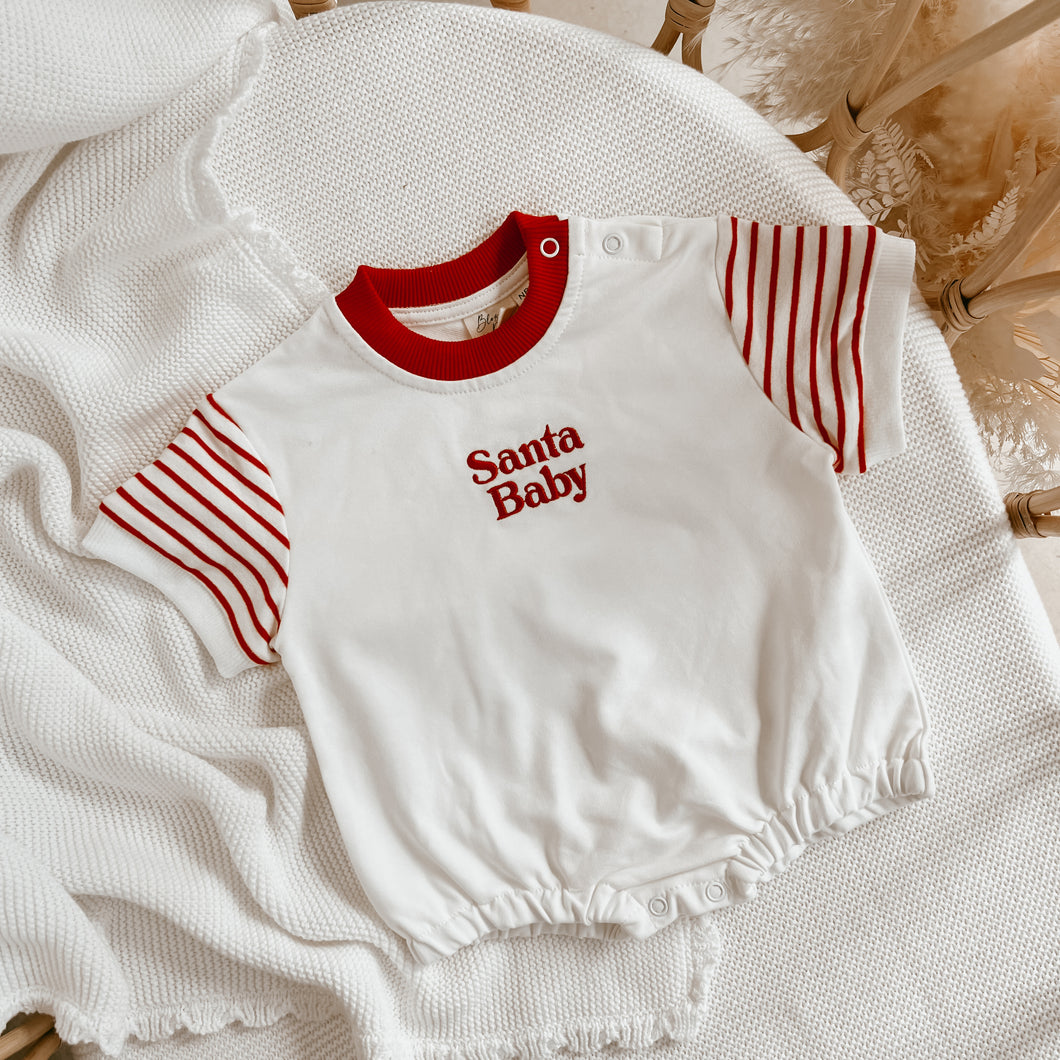 Colour Run Almost Perfect 'Santa Baby' Short Sleeve Bubble Romper