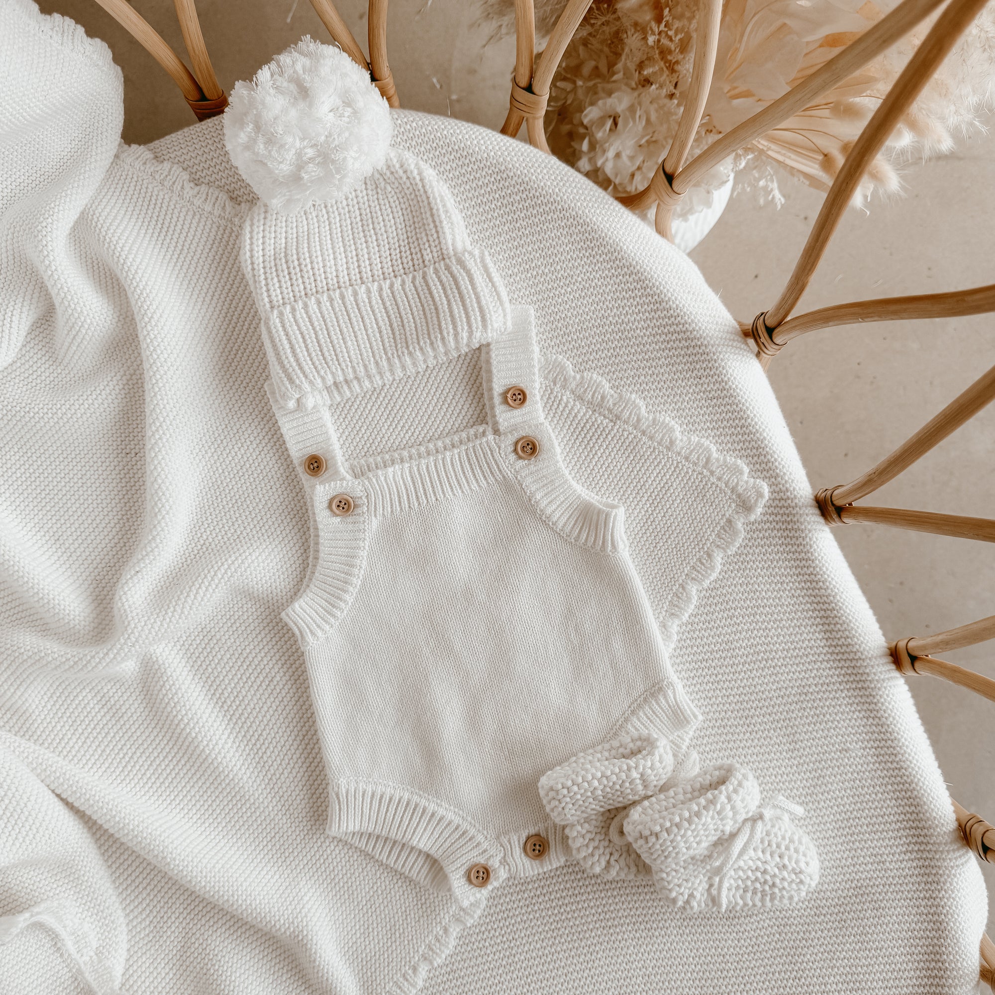 Milk Singlet Mini Knit Romper