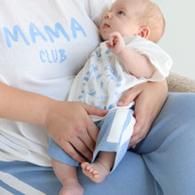 Load image into Gallery viewer, Quinn Pant - Mini - Blue with White Stripes