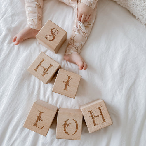 Personalised Letter Monogram Cube