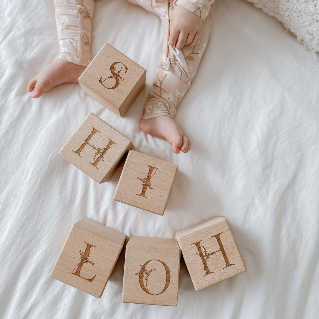 Personalised Letter Monogram Cube
