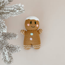 Load image into Gallery viewer, Gingerbread Crochet Rattle