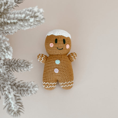Gingerbread Crochet Rattle