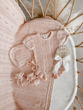 Load image into Gallery viewer, Frill Knit Booties - Pink Lemonade