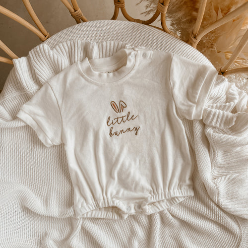 'Little Bunny' T shirt-Bubble Romper (Newborn Size only)